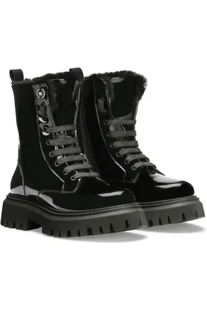 Dolce & Gabbana Bottines en cuir verni