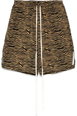 Yuiki Shimoji Short à motif tigré