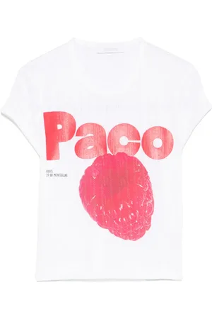 Paco rabanne T-shirt ample à détail d