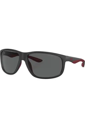 Emporio Armani Lunettes de soleil à branches bicolores