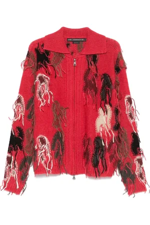 Andersson Bell Cardigan Rainbow en intarsia