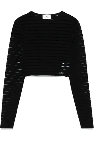 Elisabetta Franchi Haut en maille ajourée