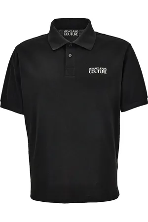 VERSACE Polo à logo brodé