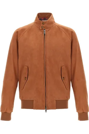 Baracuta Veste bomber en daim