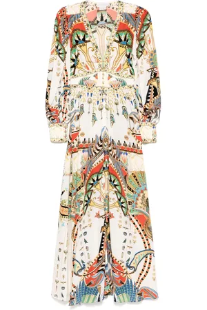Camilla Robe courte à taille ceinturée