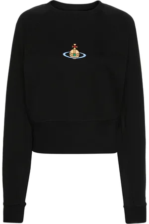 Vivienne Westwood Sweat en coton à logo Orb brodé