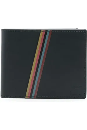 Paul Smith Portefeuille Artist-Stripe en cuir