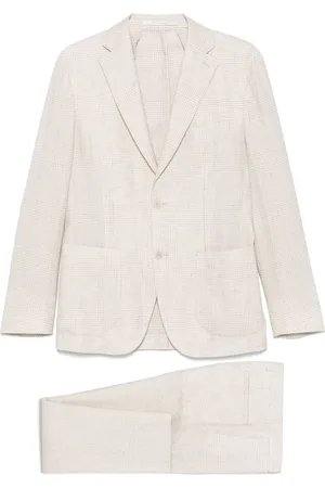 ELEVENTY Pantalon de tailleur à motif pied-de-poule