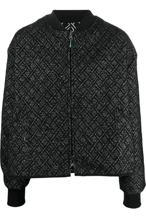 4SDESIGNS Veste bomber à col montant