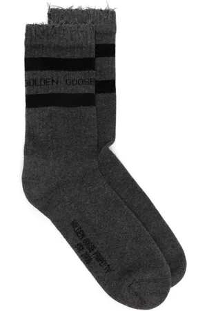 Golden Goose Chaussettes à logo en jacquard