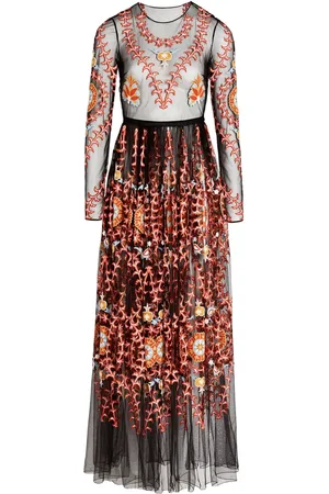 Giambattista Valli Robe en tulle à broderies