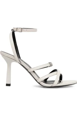HUGO BOSS Sandales en cuir à logo 90 mm