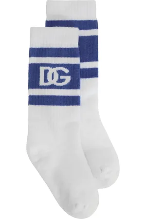 Dolce & Gabbana Chaussettes à logo en intarsia