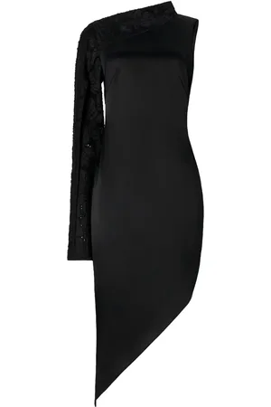 GENNY Robe mi-longue à design asymétrique