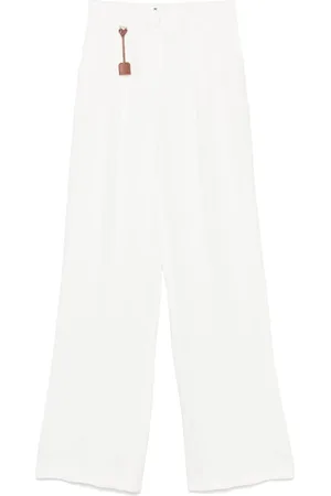 Elisabetta Franchi Pantalon à design plissé