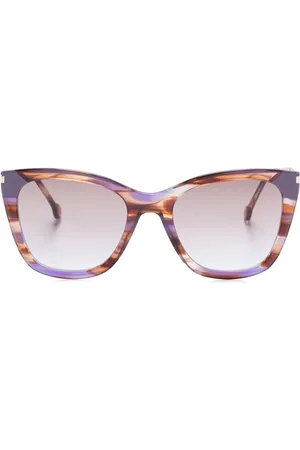 Carolina Herrera Lunettes de soleil à monture papillon