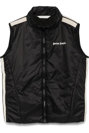 Palm Angels Gilet à bords rayés