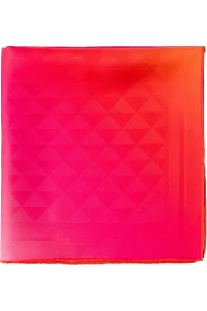 Prada Foulard en soie à imprimé graphique