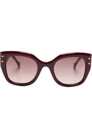 Carolina Herrera Lunettes de soleil à monture papillon