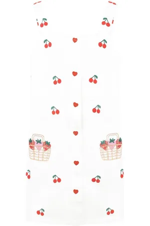 Stella McCartney Robe à motif cerise