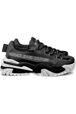 VERSACE Baskets à logo imprimé