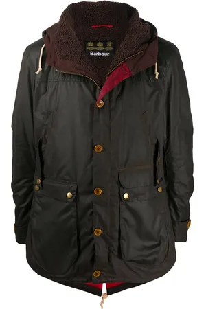 Barbour Parka Game à fini ciré