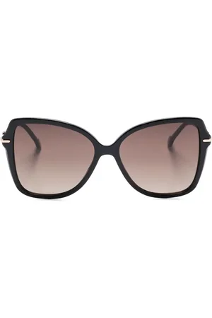 Carolina Herrera Lunettes de soleil à monture papillon