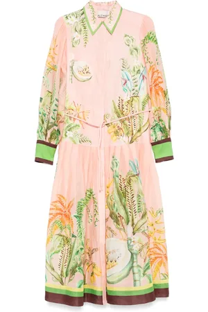 ALÉMAIS Robe-chemise Papaya