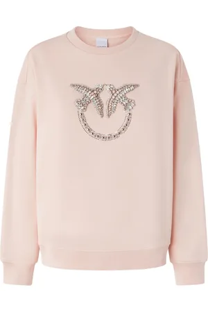 Pinko Sweat en coton à motif Love Birds brodé