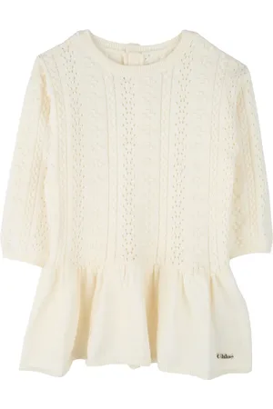 Chloé Robe courte en maille ajourée