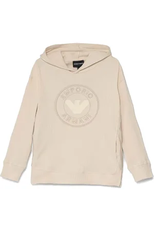 Emporio Armani Hoodie à logo brodé