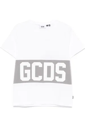 GCDS T-shirt à imprimé au dos