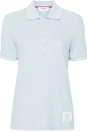 Thom Browne Polo rayé à patch logo