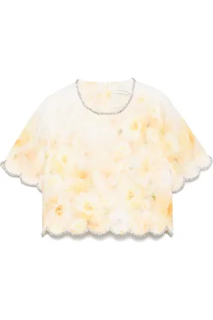 ZIMMERMANN Haut crop Crush