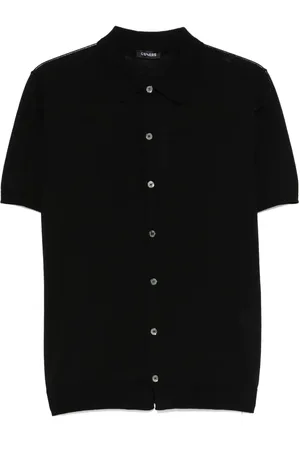 CENERE GB Chemise en coton à manches courtes