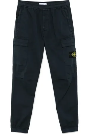 Stone Island Pantalon cargo à motif Compass signature