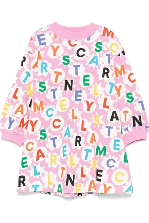 Stella McCartney Robe à logo imprimé