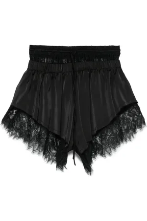 Atu Body Couture X Rue Ra short bordé de dentelle fleurie