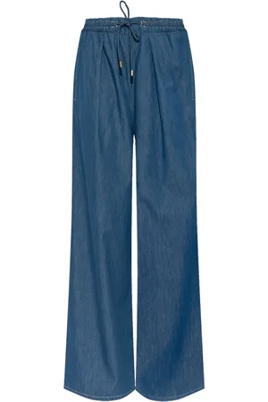 Emporio Armani Pantalon ample à taille haute
