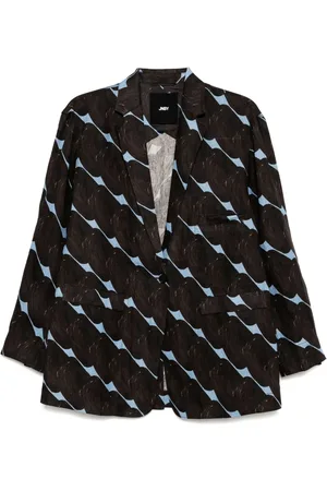 JNBY Blazer imprimé à design ouvert devant