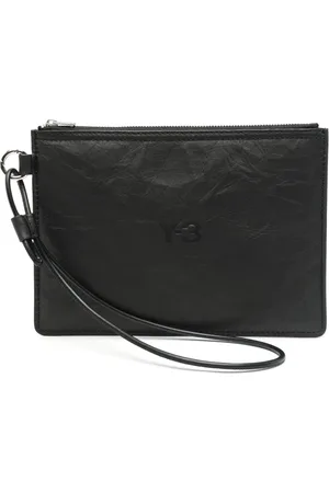 Y-3 Pochette en cuir