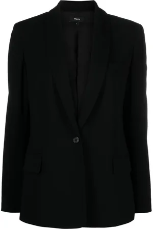 THEORY Blazer en crêpe à col châle