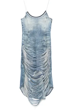 Diesel Robe courte à franges