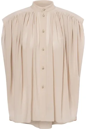 Serafini Blouse à design froncé