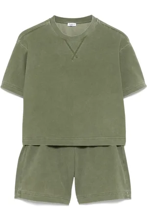 Il gufo Ensemble short-t-shirt en effet délavé