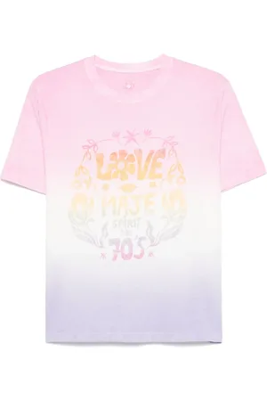 Maje T-shirt ample à détail d