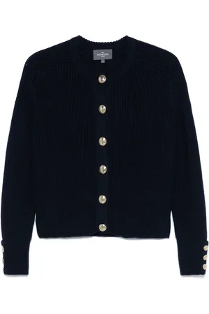 ERIC BOMPARD Cardigan en maille à design nervuré
