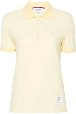 Thom Browne Polo rayé à patch logo