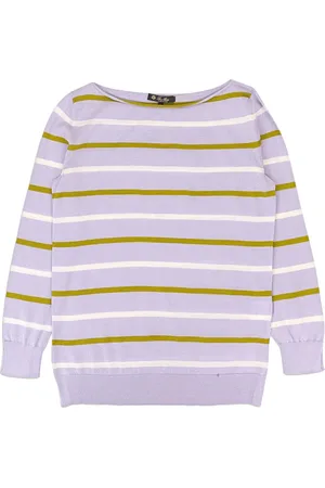 Loro Piana Pull rayé en cachemire
