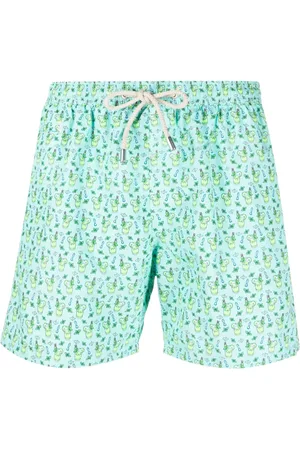 MC2 SAINT BARTH Short de bain à taille à lien de resserrage